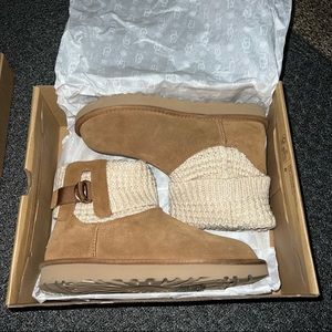 UGG Classic Solene Mini Boot Tan | Size 9 W | EUC